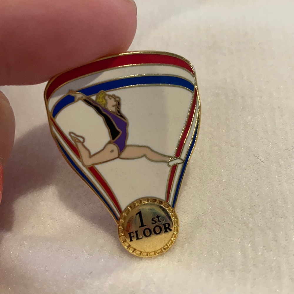Floor Gymnastics Pin